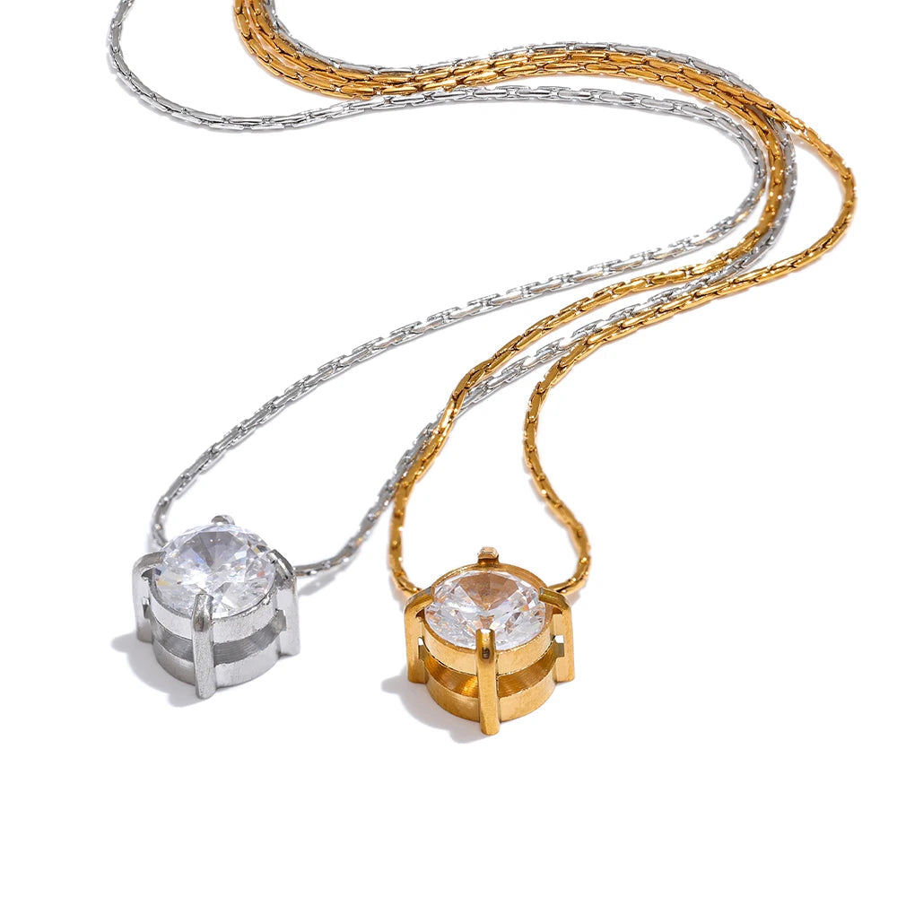 Colar Minimalista Brilhante