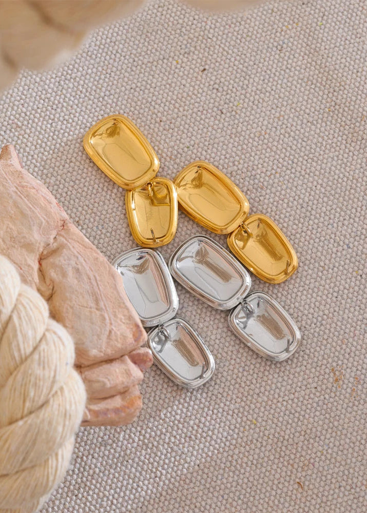 Brincos Pendentes Quadrados