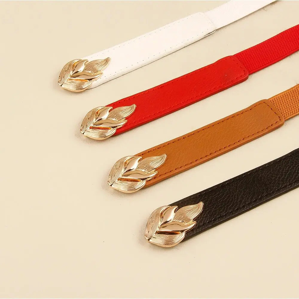 Cinto Glam Flower Dourado