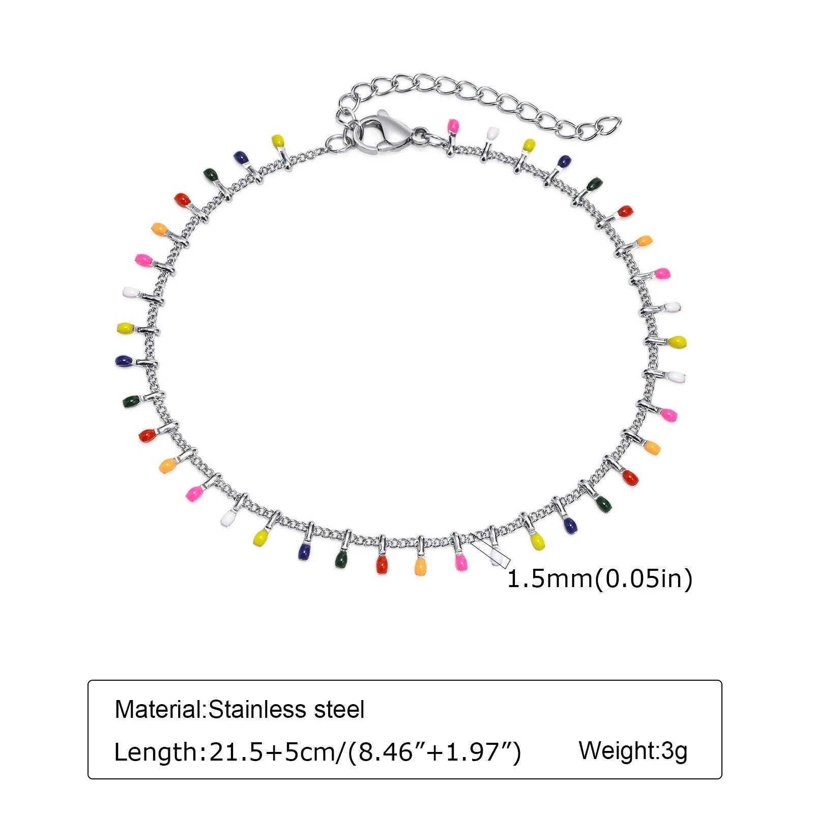 Tornozeleira Prata Urban
