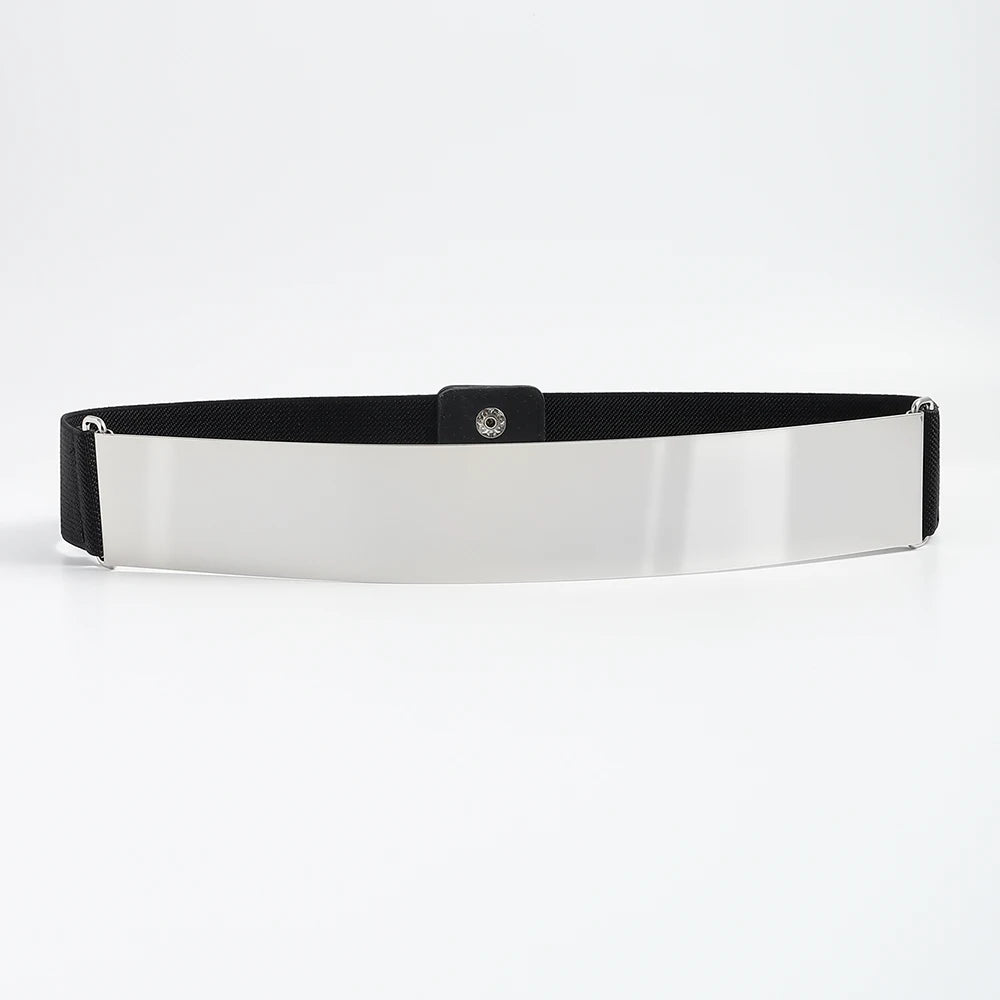 Cinto Elegante com Lantejoulas Metálicas