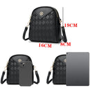 Bolsa de Ombro com Estampa em Losangos