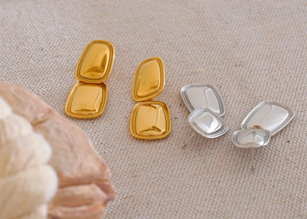 Brincos Pendentes Quadrados