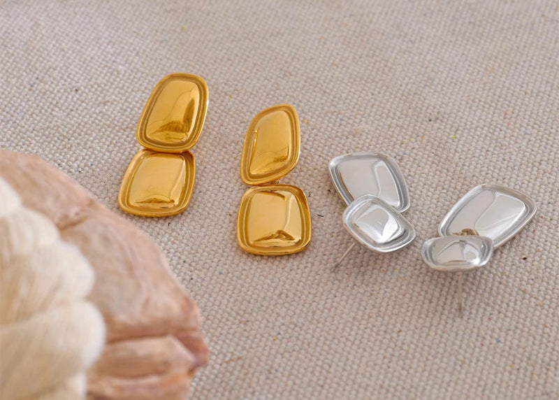 Brincos Pendentes Quadrados