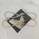 Cinto Em Folhas Minimalistas