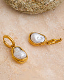 Brinco Pendente Pérola Refinada