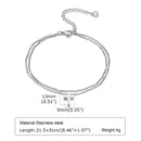 Tornozeleira Prata Urban