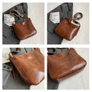 Bolsa de Ombro de Luxo em Cor Lisa