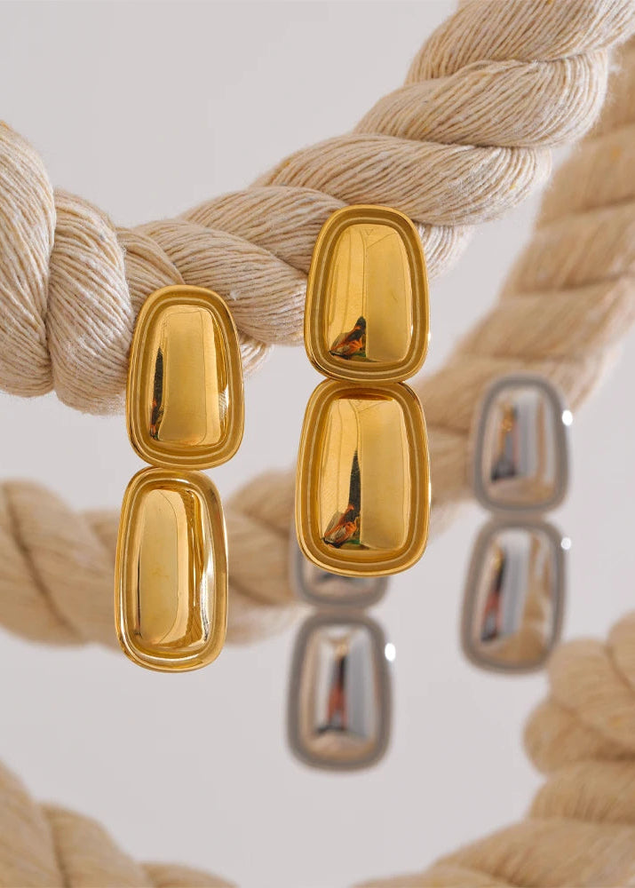 Brincos Pendentes Quadrados