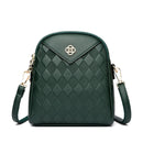 Bolsa de Ombro com Estampa em Losangos