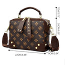 Bolsa Feminina de Ombro Retrô e Luxuosa