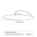 Tornozeleira Prata Urban