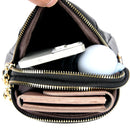 Bolsa de Ombro com Estampa em Losangos