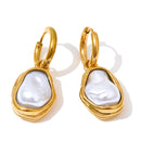 Brinco Pendente Pérola Refinada