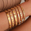 Pulseira Cuff Ajustável Aberta Estrela