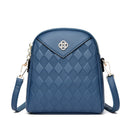 Bolsa de Ombro com Estampa em Losangos