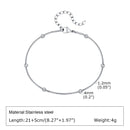 Tornozeleira Prata Urban