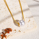 Colar Pérola Dupla Camada