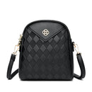 Bolsa de Ombro com Estampa em Losangos