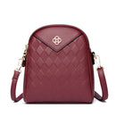 Bolsa de Ombro com Estampa em Losangos