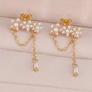 Brinco Flor Encanto Rosa