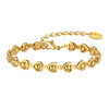 Pulseira Feminina com Elo em Coração