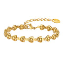 Pulseira Feminina com Elo em Coração