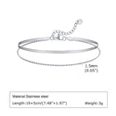 Tornozeleira Prata Urban