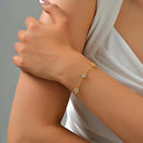 Pulseira com Flor e Zircônia