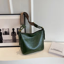 Bolsa de Ombro de Luxo em Cor Lisa