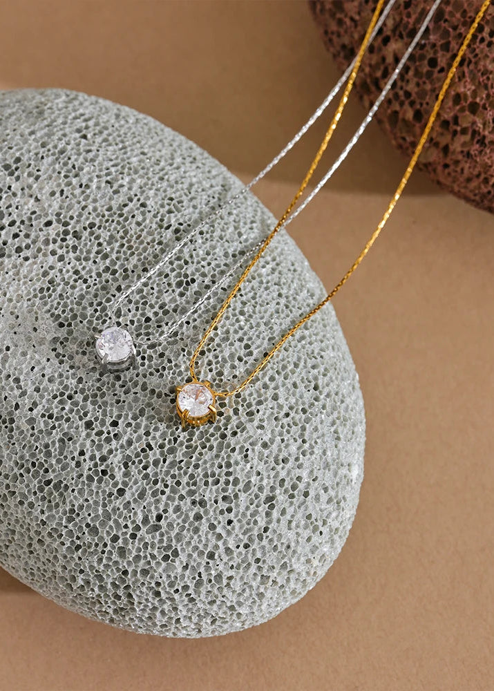 Colar Minimalista Brilhante