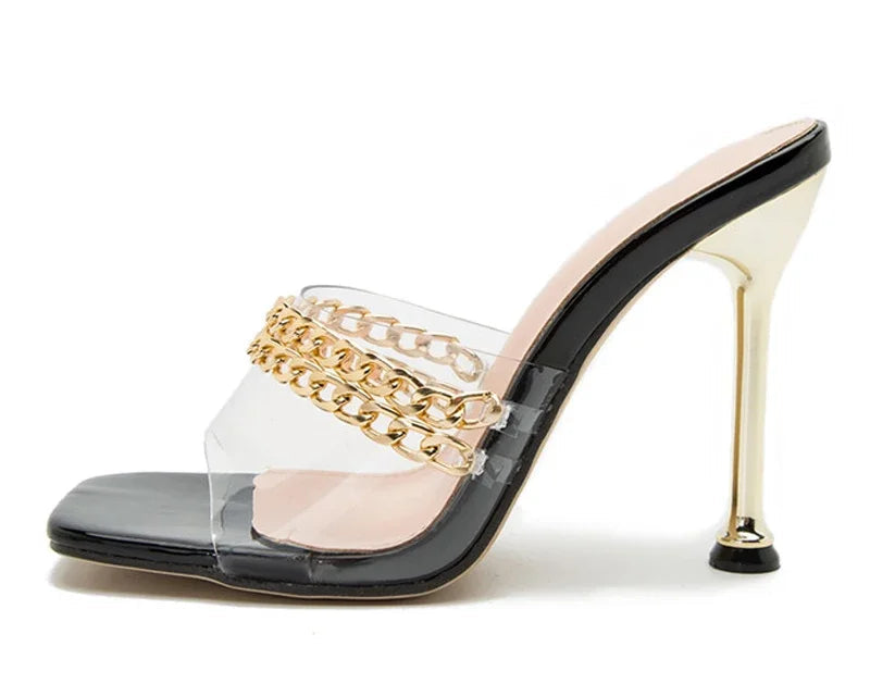 Sandália Mule Premium Chain