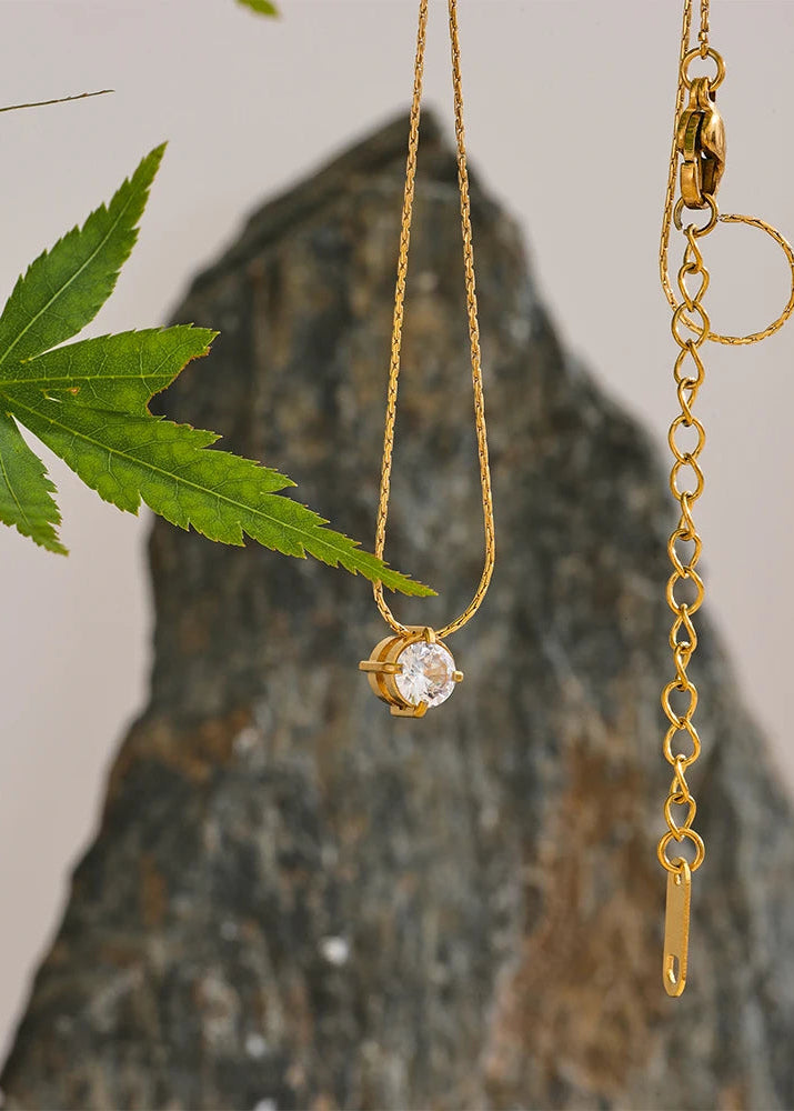 Colar Minimalista Brilhante