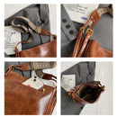 Bolsa de Ombro de Luxo em Cor Lisa